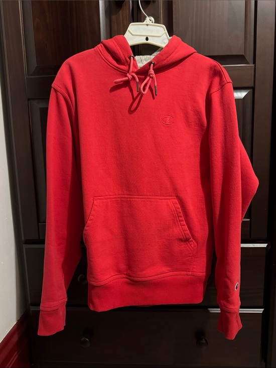 Champion Tops - Champion Red Crewneck Hoodie